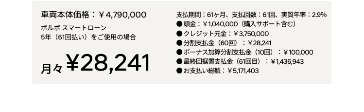 EX30 Plus 実質購入価格399万円